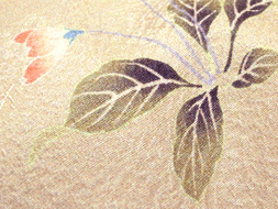 桜草の花の模様小紋（c42152rs） 着物紹介