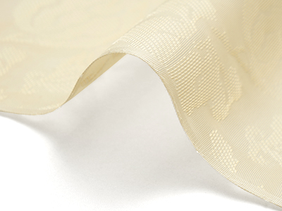 穀織 瓜に鳥文様夏名古屋帯地 「有職織物」 人間国宝 喜多川俵二作