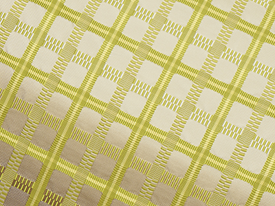 吉野格子袋帯地 曽根武勇作(x80760Yn) 未仕立品紹介