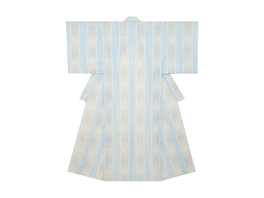 宝石の朝」小千谷縮麻着物地 日本工芸会正会員 樋口隆司作(g941100WT