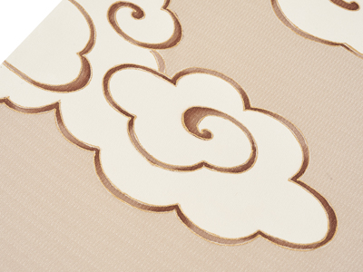 正絹京都工芸染匠成謙京友禅染め 「瑞雲重ね」9寸名古屋 正絹京都工芸染匠成謙京友禅染め 「瑞雲重ね」9寸名古屋 - メルカリ