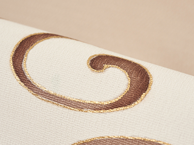 瑞雲」友禅名古屋帯地 工芸染匠成謙(L20_2320Ke) 未仕立品紹介