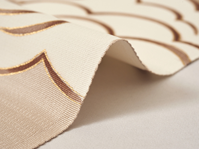 瑞雲」友禅名古屋帯地 工芸染匠成謙(L20_2320Ke) 未仕立品紹介