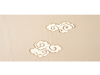 正絹京都工芸染匠成謙京友禅染め 「瑞雲重ね」9寸名古屋