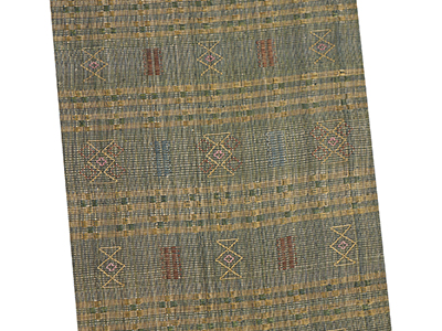 九年母」重要無形文化財喜如嘉の芭蕉布 煮綛芭蕉布八寸名古屋帯地