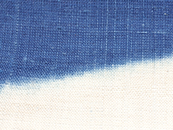 板締め絞り藍染紬名古屋帯(a55136bR) 帯紹介