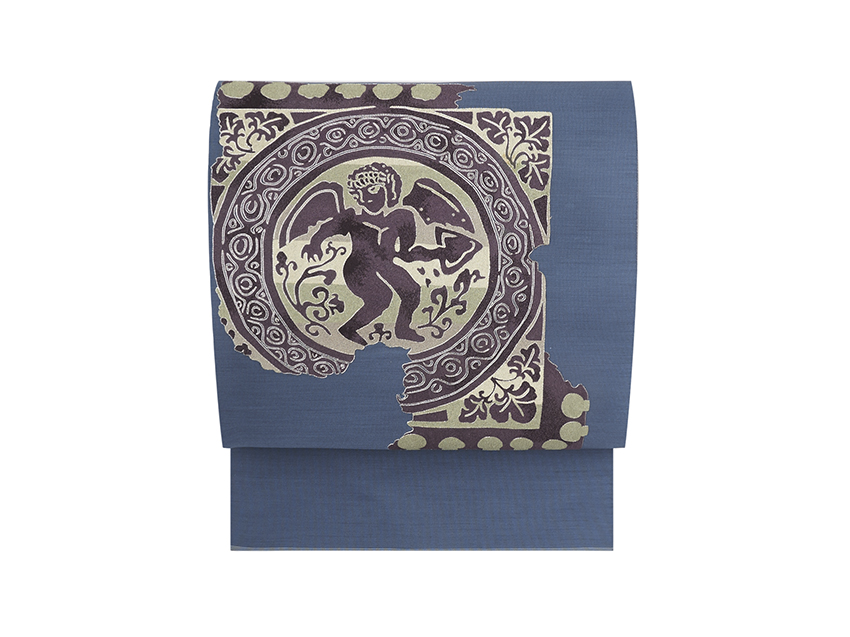 エンジェルの模様相良刺繍綴れ織袋帯 川島織物製(c73156pf) 帯紹介