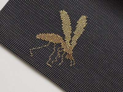 お値下げ 虫の大名行列 刺繍帯 - メルカリ