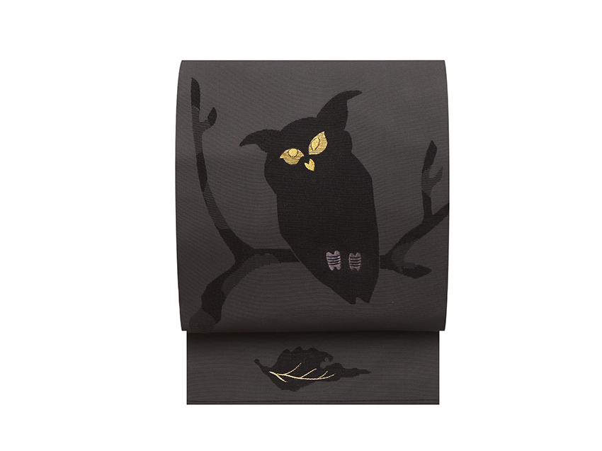 特選 やまと誂製 フクロウの図 ミミズク 袋帯 A776-9 【中古】 送料無料<br>ミミズク フクロウ ぬいぐるみ 32cm | インテリア・什器