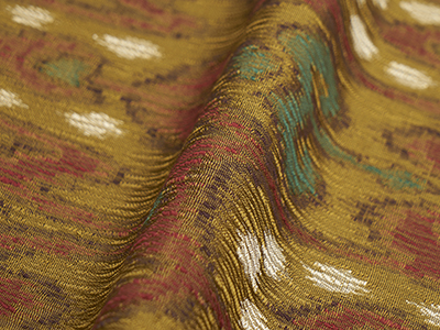 太子間道櫛すき織袋帯 まこと織物製(i21_1170Yo) 帯紹介